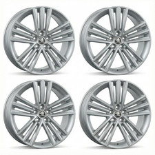 4x Original Skoda Alufelge für Scala (NW1) Sirius silber 7x18 ET39 654071498M
