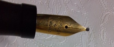 Parker 14k Goldfeder Vintage Füllfederhalter aus dem Parker Duofold 5 16 PAT SEF