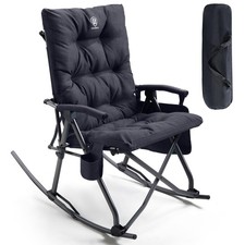 Oversized Folding Rocking Camping Chair, Padded