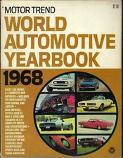 1968 new cars in vintage Motor Trend Yearbook. Chevrolet Ford Mopar GTO more