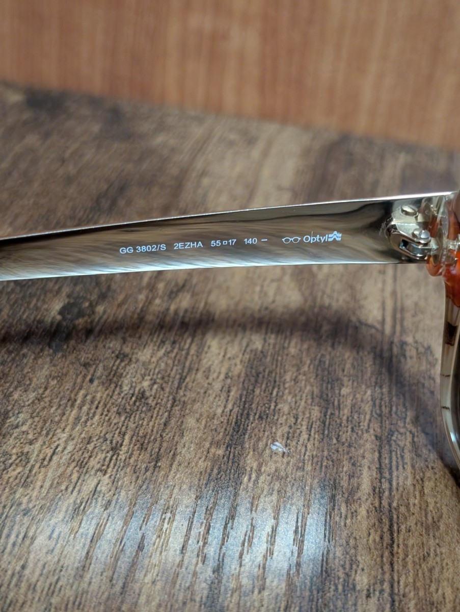 VINTAGE GUCCI GG 3802/S 2EZHA OPTYL SUNGLASSES MADE IN ITALY  display picture 1