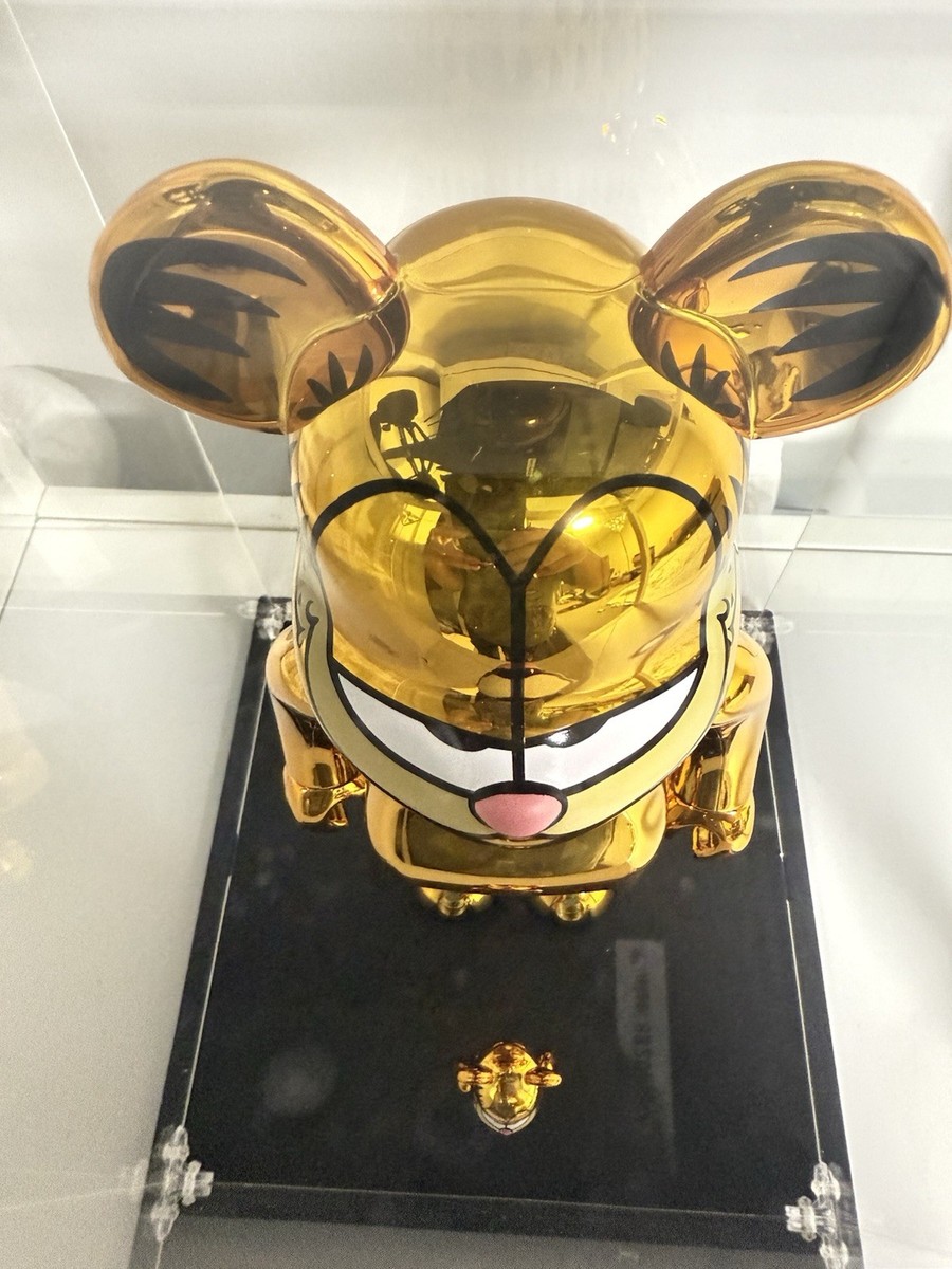 MEDICOM TOY - BE@RBRICK GARFIELD GOLD CHROME100％ 400％ Bearbrick Garfield (Gold Chrome Version) 100% and 400% by