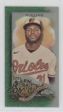 2022 Topps Allen & Ginter Chrome Mini Green Refractor 6/99 Cedric Mullins d4v