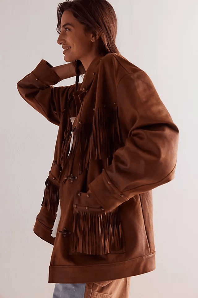 We The Free by Free People Knox Vegan Fringe Jacket