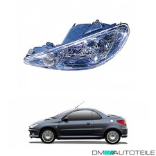 Hauptscheinwerfer links H7/H7 für Peugeot 206 2A/C SW 2E/K CC 2D