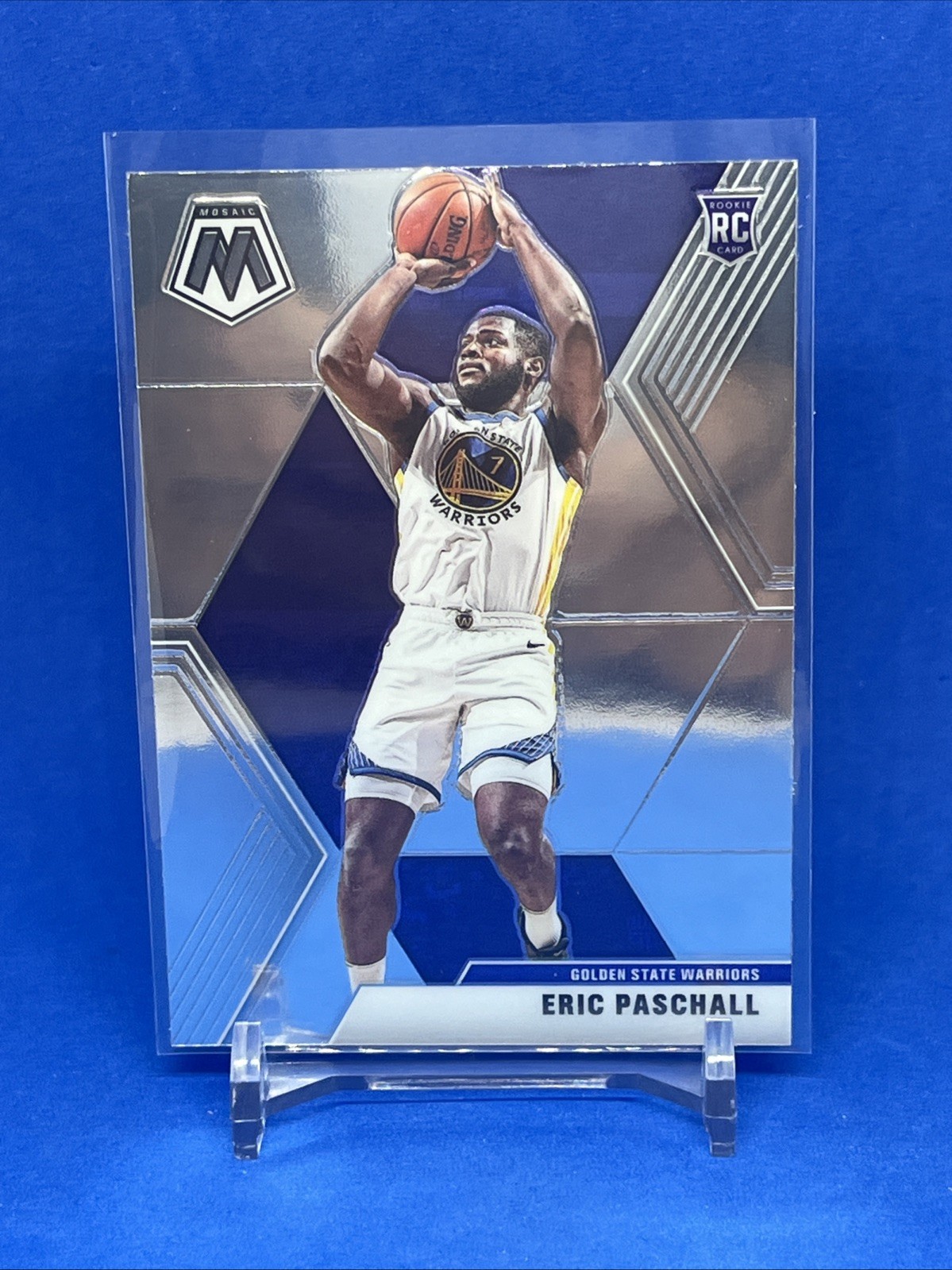 2019-20 Panini Mosaic - Rookies #250 Eric Paschall (RC) Golden State Warriors