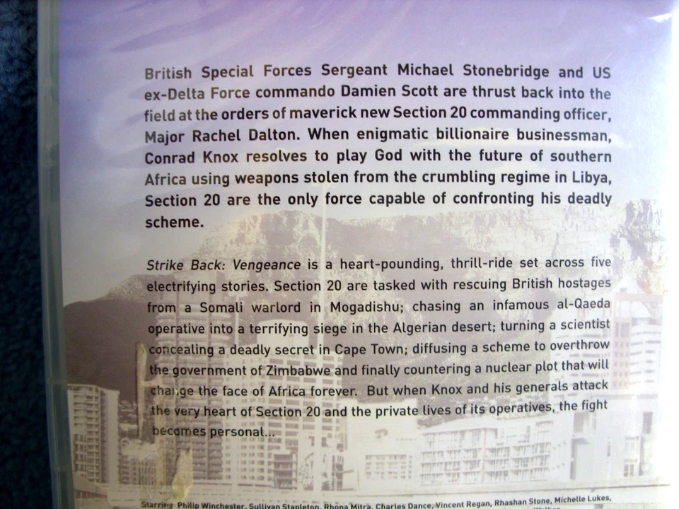 Strike Back Vengeance (DVDR2) 3Discs 2012 Rhona Mitra 445mins (BARGAIN) - Image 3 of 4