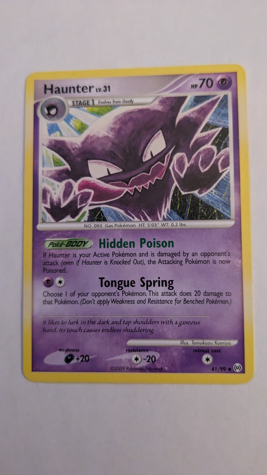 Haunter 41/99 Arceus Regular Lp