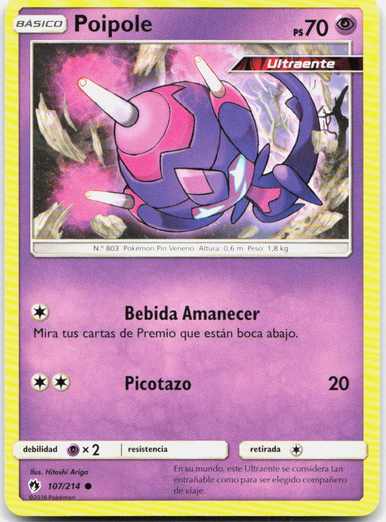Poipole 107/214 Common Lost Thunder Pokemon LP