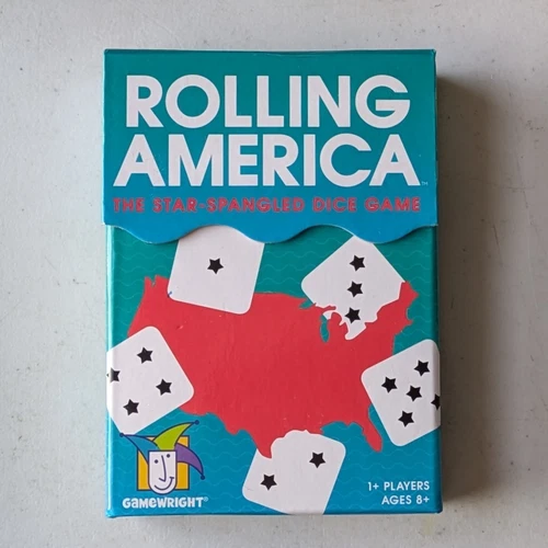 Gamewright Rolling America The Star Spangled Dice Action Game Ages 8+ 1+ Players