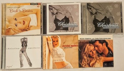5 Christina Aguilera CD Lot Back To Basics My Kind Of Christmas Stripped