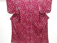 7723742: JAPANESE KIMONO / ANTIQUE KIMONO / TAISHO ROMAN STYLE / COTTON / CROSS