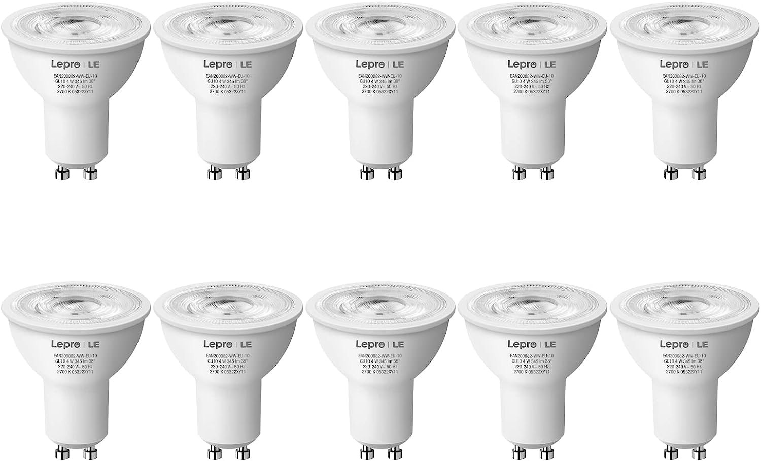 Ampoule GU10 LED 4W pour remplacer les spots halogènes 50W énergivores