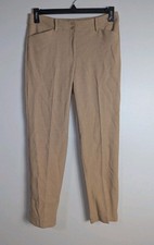 Talbots Hampshire Tan Ankle Skinny Dress Pants Size 6