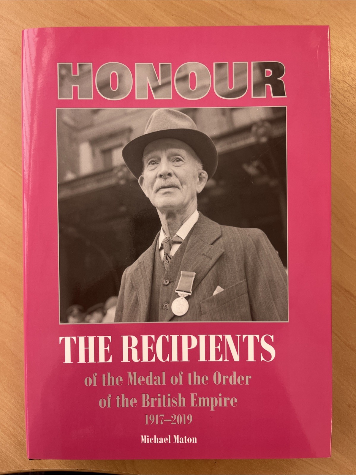 Honour the Recipients of the BEM 1917-2019. Michael Maton