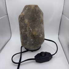 Himalayan Natural Grey Salt Lamp with Dimmer Switch Salt Rock Lamp for Home