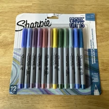 Sharpie: Mystic Gem Marker Ultra Fine Point 12/Pk Ast
