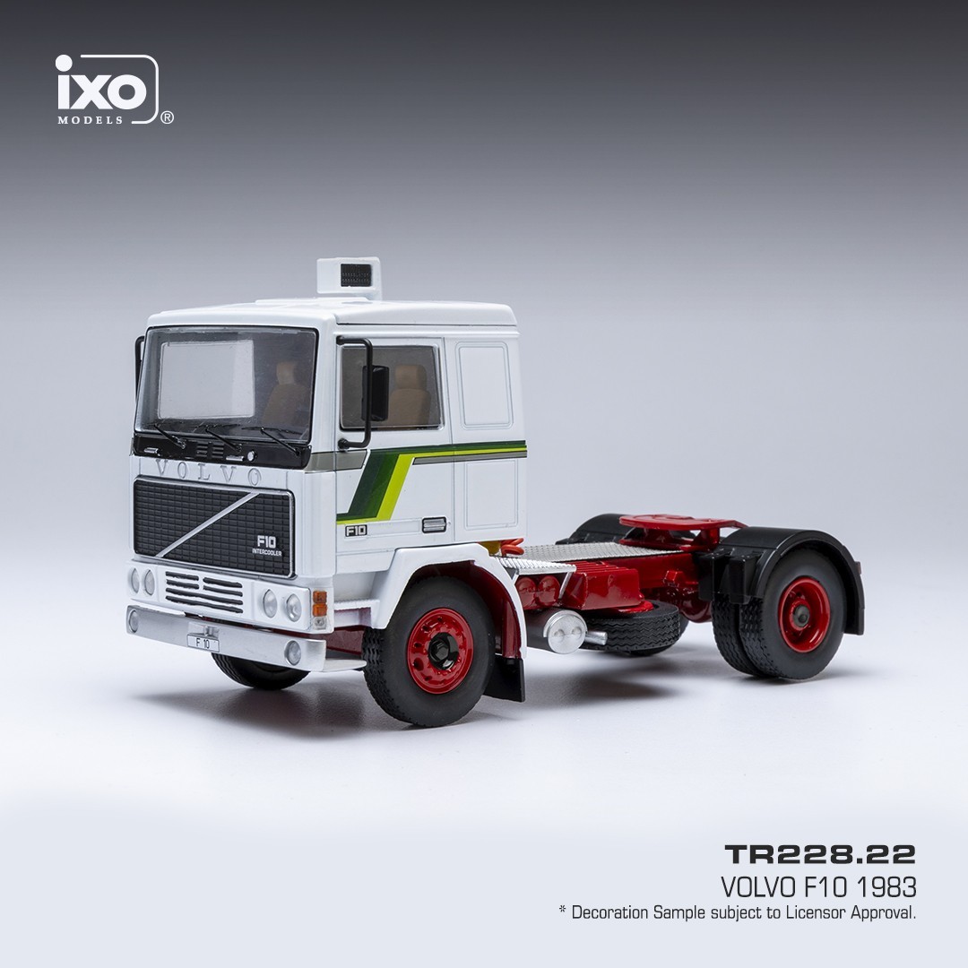 IXO MODEL TRUCKS VOLVO F10 1983 GREEN/WHITE 1-43 SCALE TR228