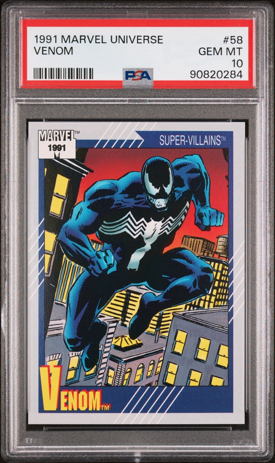Venom Marvel Universe 1991 PSA 10 GEM MT