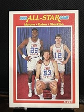 1989-90 Fleer - All-Star Game Karl Malone, John Stockton, Mark Eaton #163