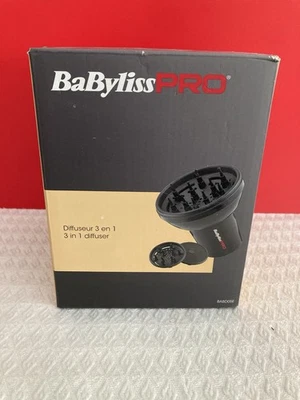 BABYLISS PRO - Diffuseur 3 En 1 Babyliss Pro pour sèche-cheveux Réf : BABD05E - Photo 1/4
