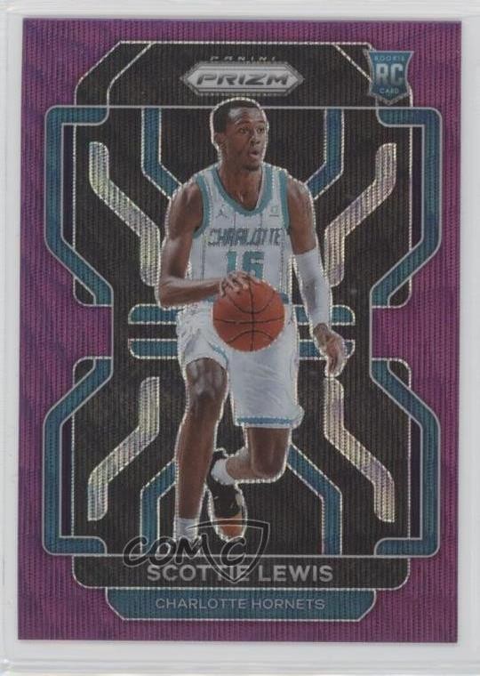 2021-22 Panini Prizm Purple Wave Prizm Scottie Lewis #287 0xb8