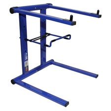 ProX T-LPS600 Foldable and Portable DJ Laptop Stand with Adjustable Shelf, Blue