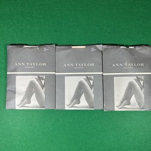 Ann Taylor Hosiery Bundle 3 Pairs. Sheer Top Control Champagne 2 Petite 1 Small