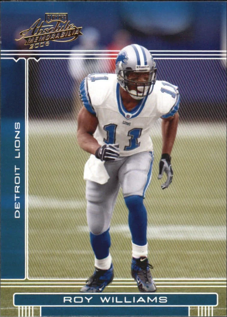 Roy Williams trading card