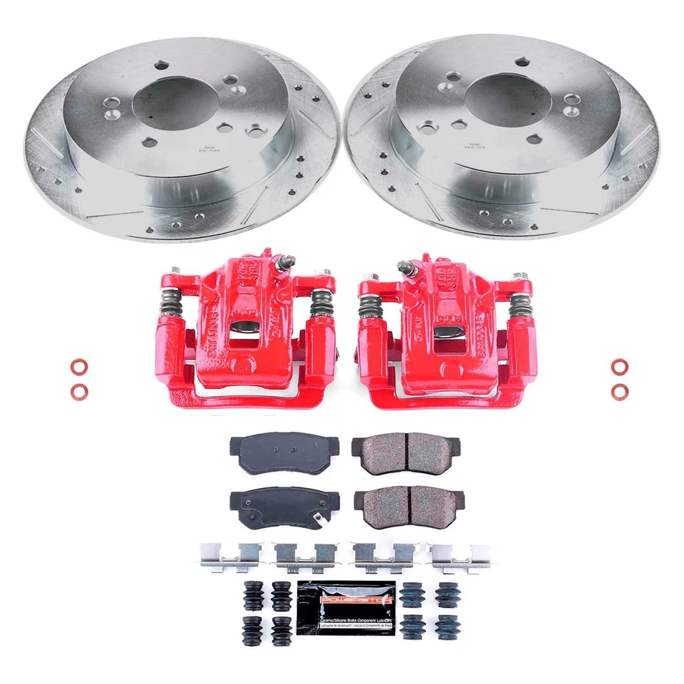 PowerStop KC5213A Brake Kit For Hyundai Santa Fe 2001-2006 Rear - Image 2 of 4