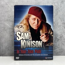 Sam Kinison - In Your Face Outlaws Of Comedy (DVD, 2005, 4-Disc Box Set) OOP