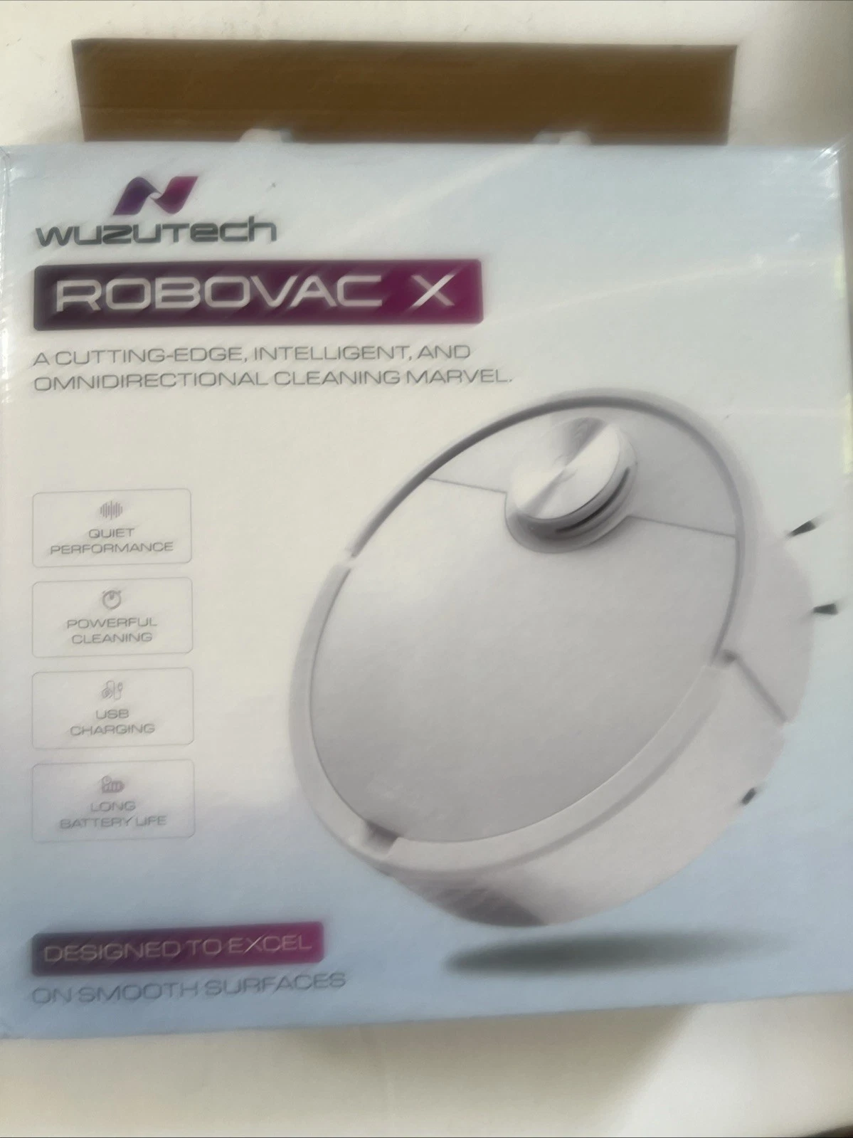 Wuzutech Robovac X Robot Vacuum Cleaner Quiet USB Charging Cordless Pet Hair
Opens in a new window o