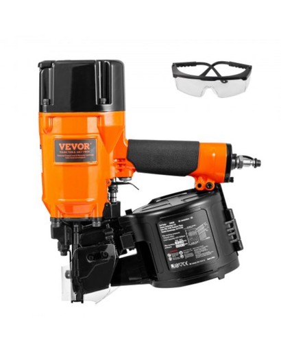 VEVOR Coil Siding/Framing Nailer CN83N 2” to 3-1/4” 15 Degree Siding Nail Gun