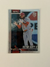Topps Series 1 2026 Victor Scott II St. Louis Cardinals 75th Anniv #221 Card