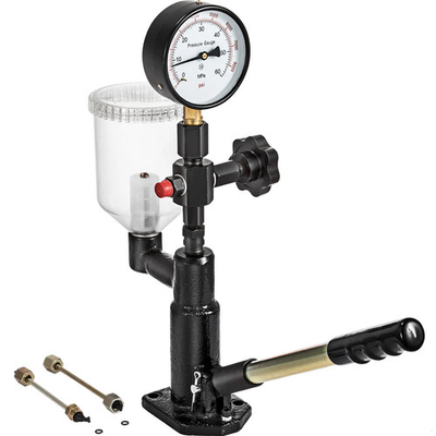 #ad Diesel Fuel Injector Tester 6000PSI Nozzle Test Tool Dual Gauge Kit $93.99
