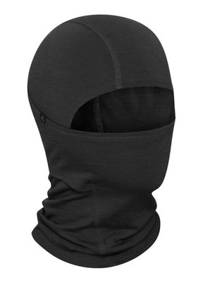 Danish Endurance Merino Lightweight Balaclava - Black 100% Merino Wool Balaclava