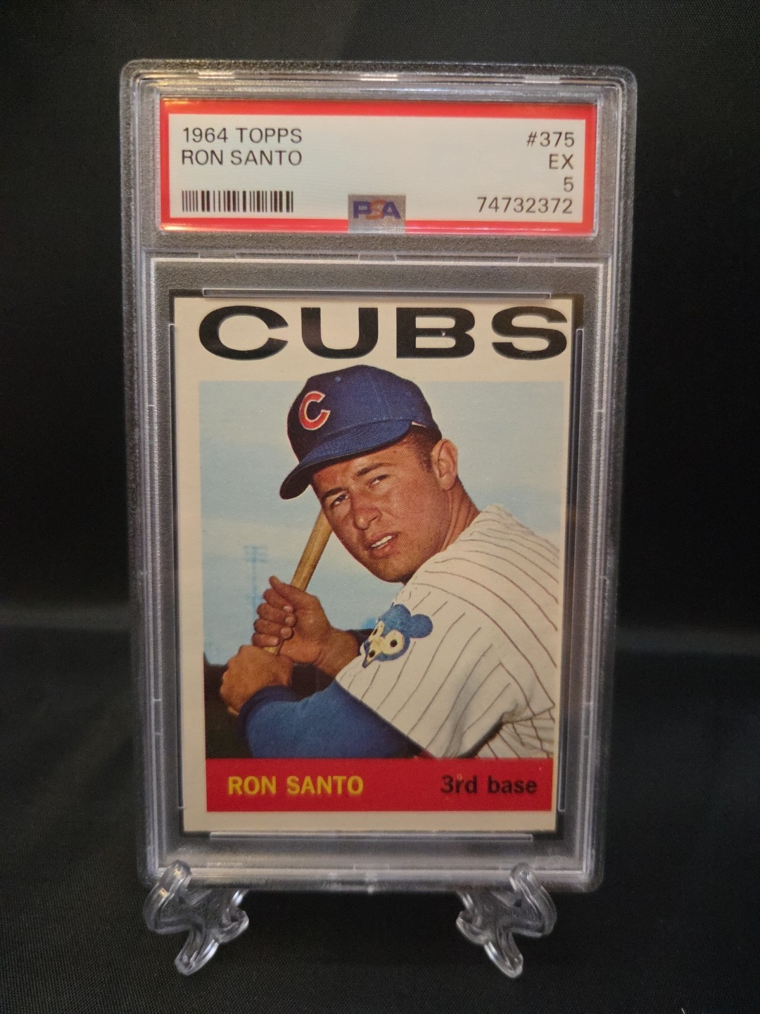 1964 Topps - Ron Santo #375 VINTAGE HALL OF FAME PSA 5 EX