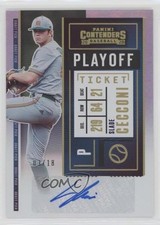 2020 Panini Contenders Draft Pick 2 Playoff Ticket 3/18 Slade Cecconi Auto n1u
