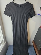 Forever 21 Dress Womens S Small Black Tshirt Short Sleeve Basic Casual Crewneck