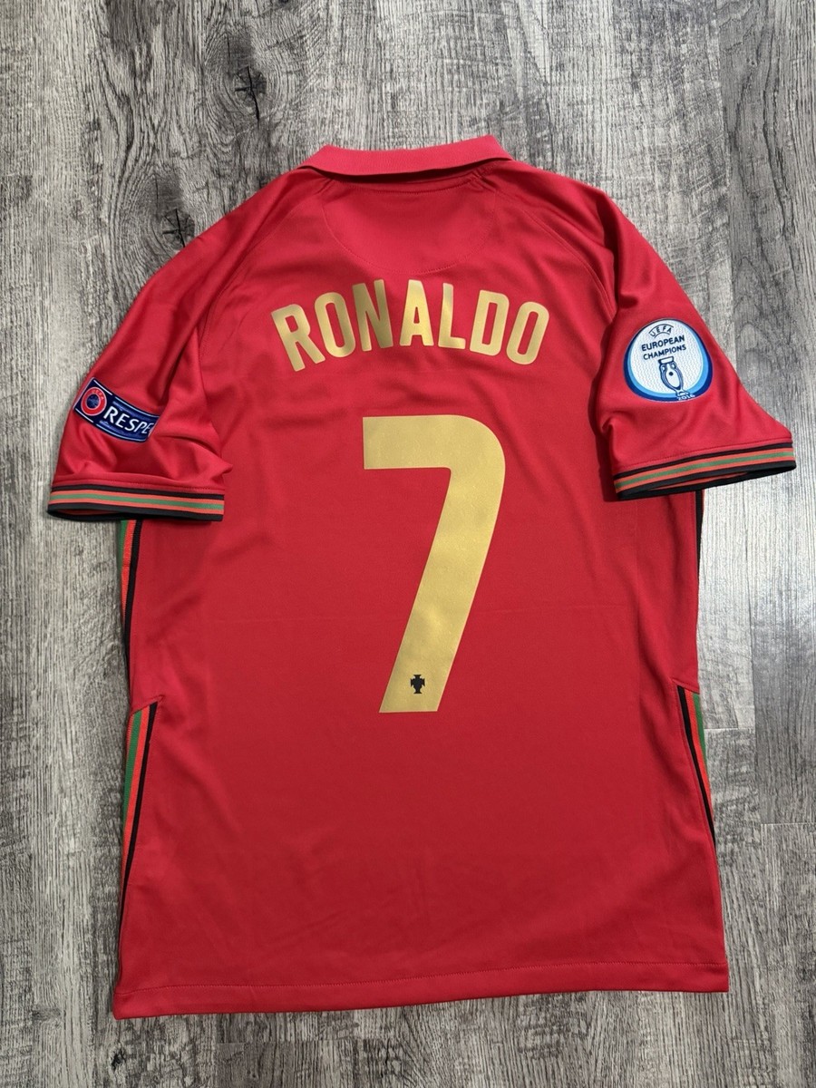 Cristiano Ronaldo Portugal Nike 2020 Home Jersey Men's Size Medium