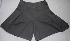 Tu School Girls Black Pleated School Uniform Culottes/Skorts