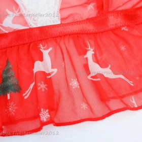 Ladies Queen Size Valentines Sexy Lingerie Santa Cosplay Roleplay Underwear Sets