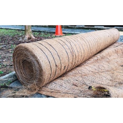 Farm Plastic Supply 100% Biodegradable Double Net Straw Erosion Control Blanket