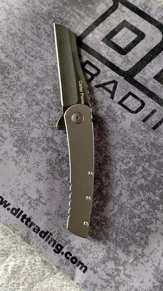 OKC CO. CARTER PRIME Titanium D2 Frame Lock Folder Built Like A Tank M.I. Taiwan - Image 2 of 4