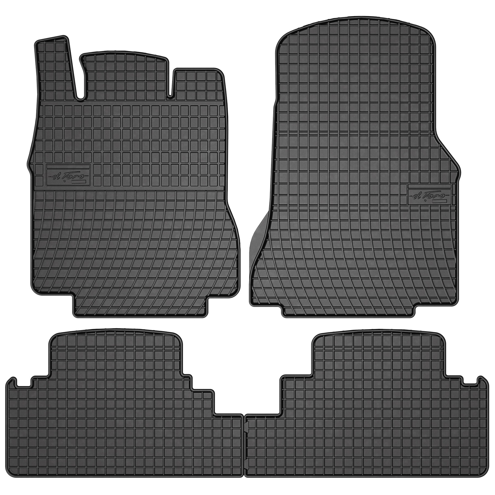 Tapis de sol caoutchouc Frogum El Toro pour Mercedes Classe A W168 noir
