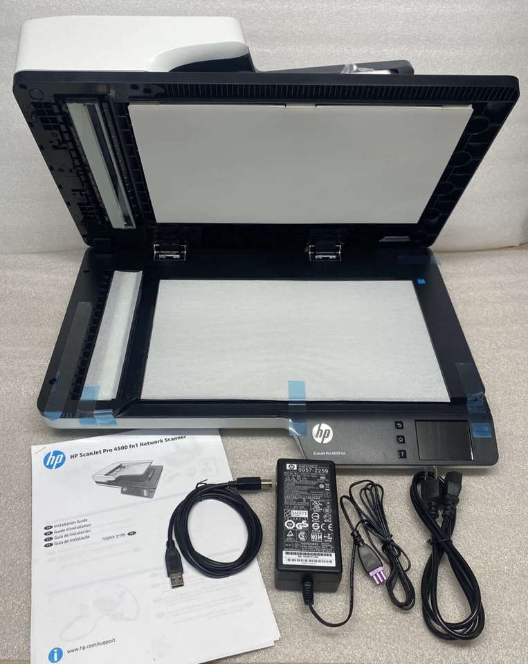 NEW HP ScanJet Pro 4500 fn1 Network Scanner Part # L2749A L2749A#BGJ - Image 3 of 4