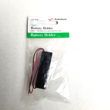 RadioShack AA Battery Holder 270-401A Wire Leads Electronics NOS Vintage DIY