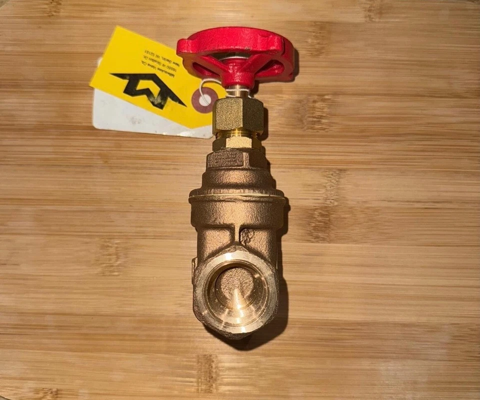 Milwaukee Gate Valve 105, Class 125, 3/4", Bronze, NPT 5JLU6 - Image 3 of 3