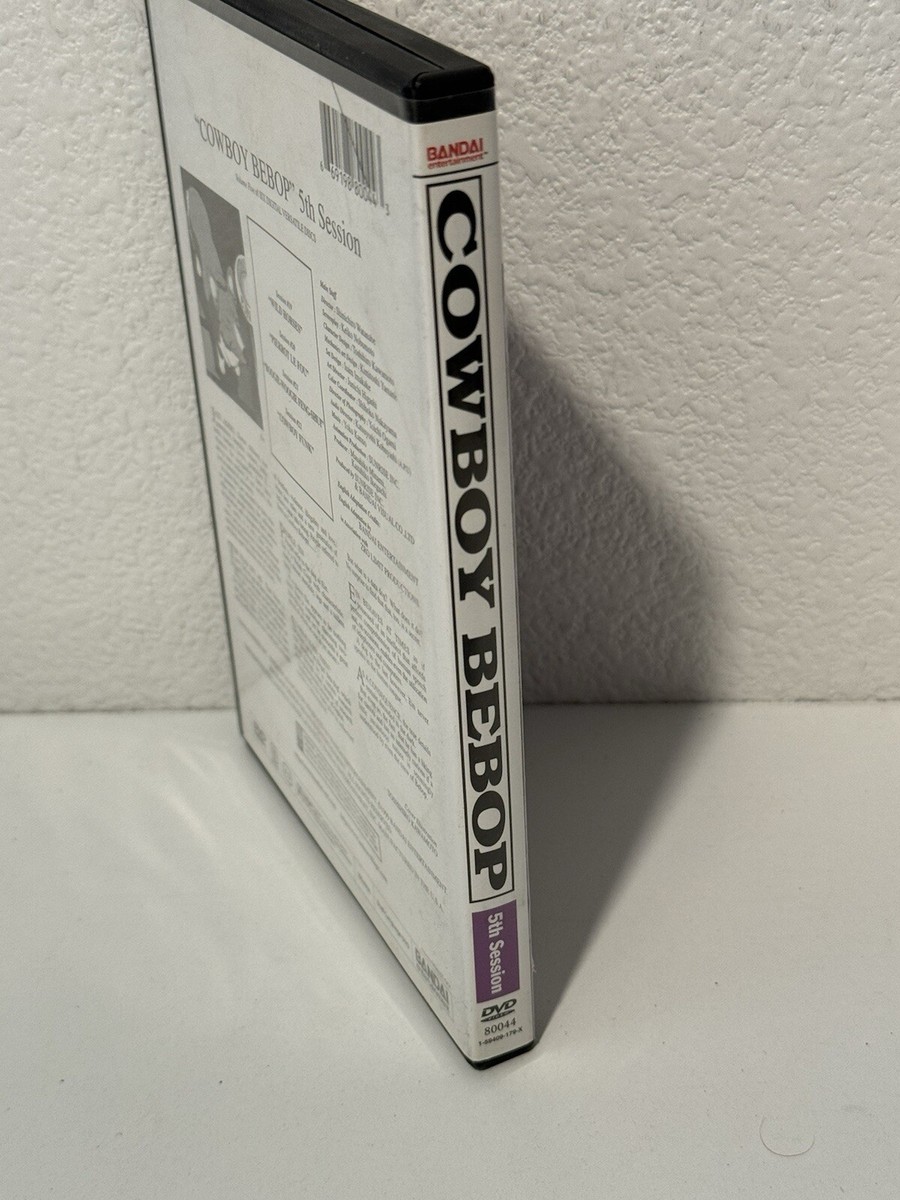 Cowboy Bebop - Session 5 (DVD, 2000) Vintage Anime CIB Complete W