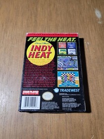 Danny Sullivan's Indy Heat - Nintendo NES *With Box* *No Manual* *Tested*